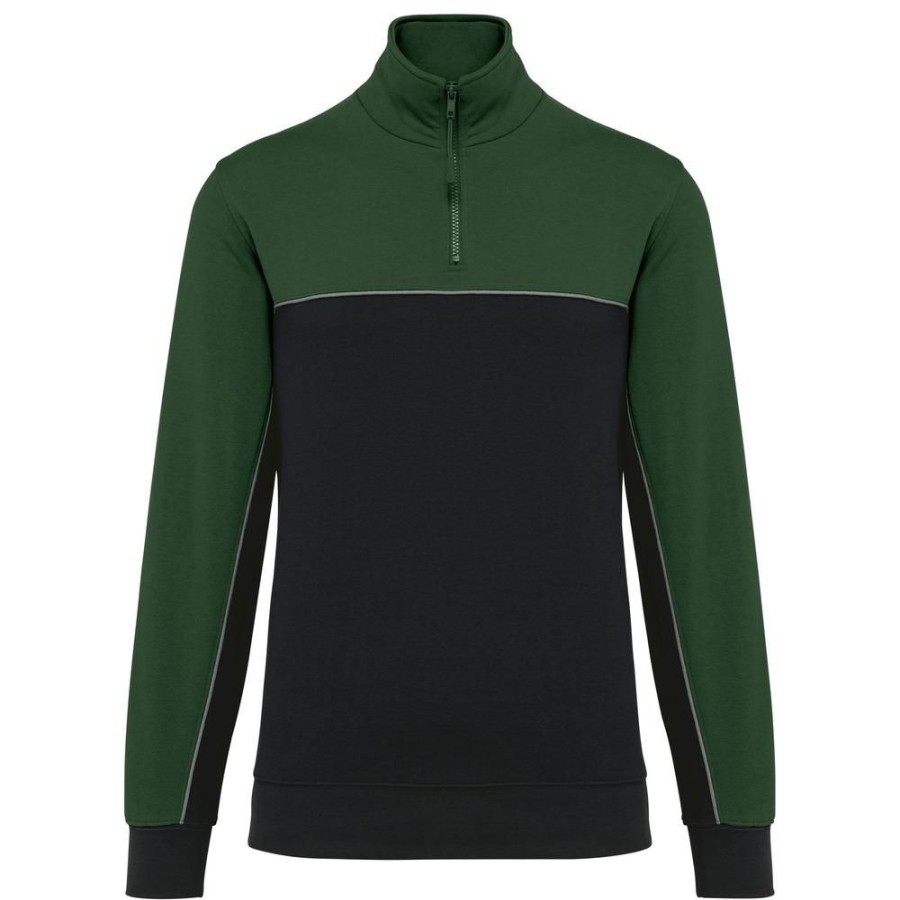 Truien WK. Designed To Work | Wk. Designed To Work Wk404 - Ecologische Uniseks Sweater Met Ritskraag