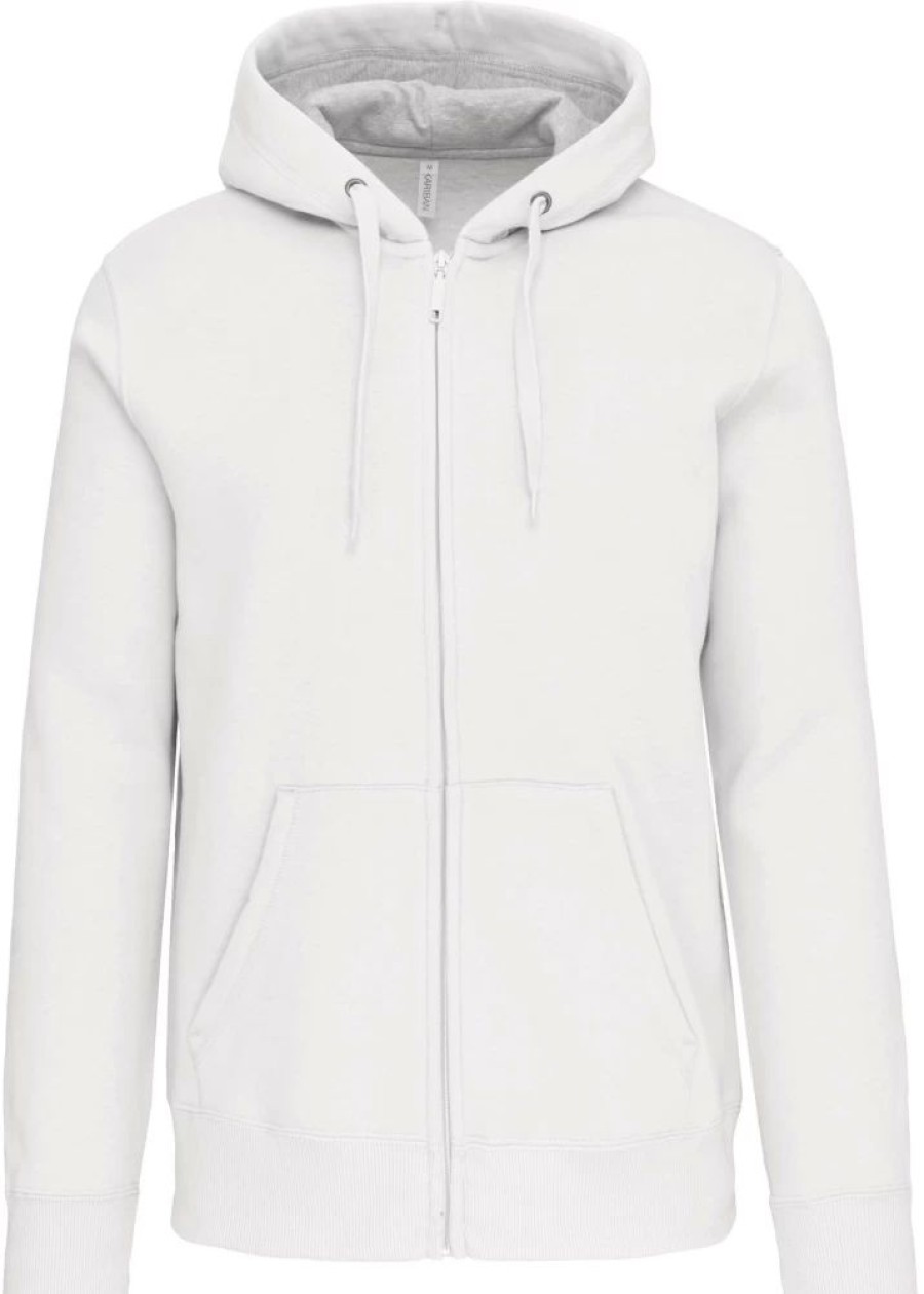 Truien Kariban | Kariban K444 - Hooded Sweater Met Rits