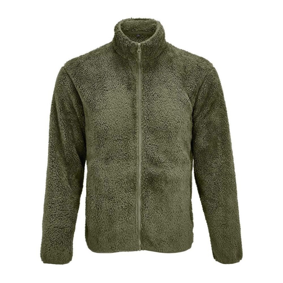 Truien Sol's | Sol'S 04022 - Finch Uniseks Fleece Jas Met Ritssluiting