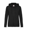 Truien Fruit of the Loom | Fruit Of The Loom Sc62118 - Lady Fit Hoodie Sweatshirt Met Rits (62-118-0)