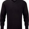 Truien Russell Collection | Russell Collection Ru710M - V-Hals Gebreide Pullover