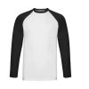 T-Shirts Fruit of the Loom | Fruit Of The Loom Sc238 - Baseball Longsleeve T-Shirt Unisex