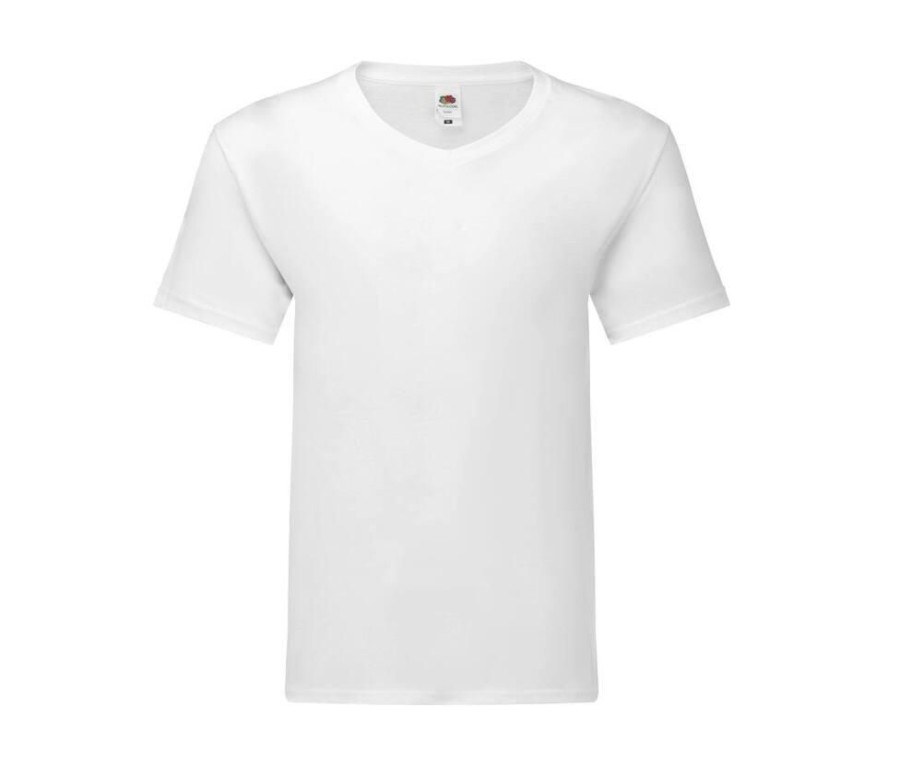 T-Shirts Fruit of the Loom | Fruit Of The Loom Sc154 - T-Shirt Homme Col V