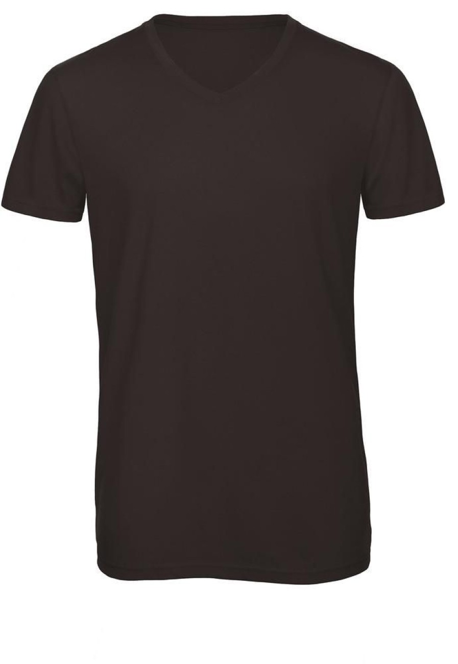 T-Shirts Bu0026C | Bu0026C Cgtm057 - Triblend V-Neck Tee