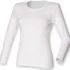 T-Shirts Skinnifit | Skinnifit Sk124 - Sf Dames Feel Good Stretch T-Shirt Met Lange Mouwen