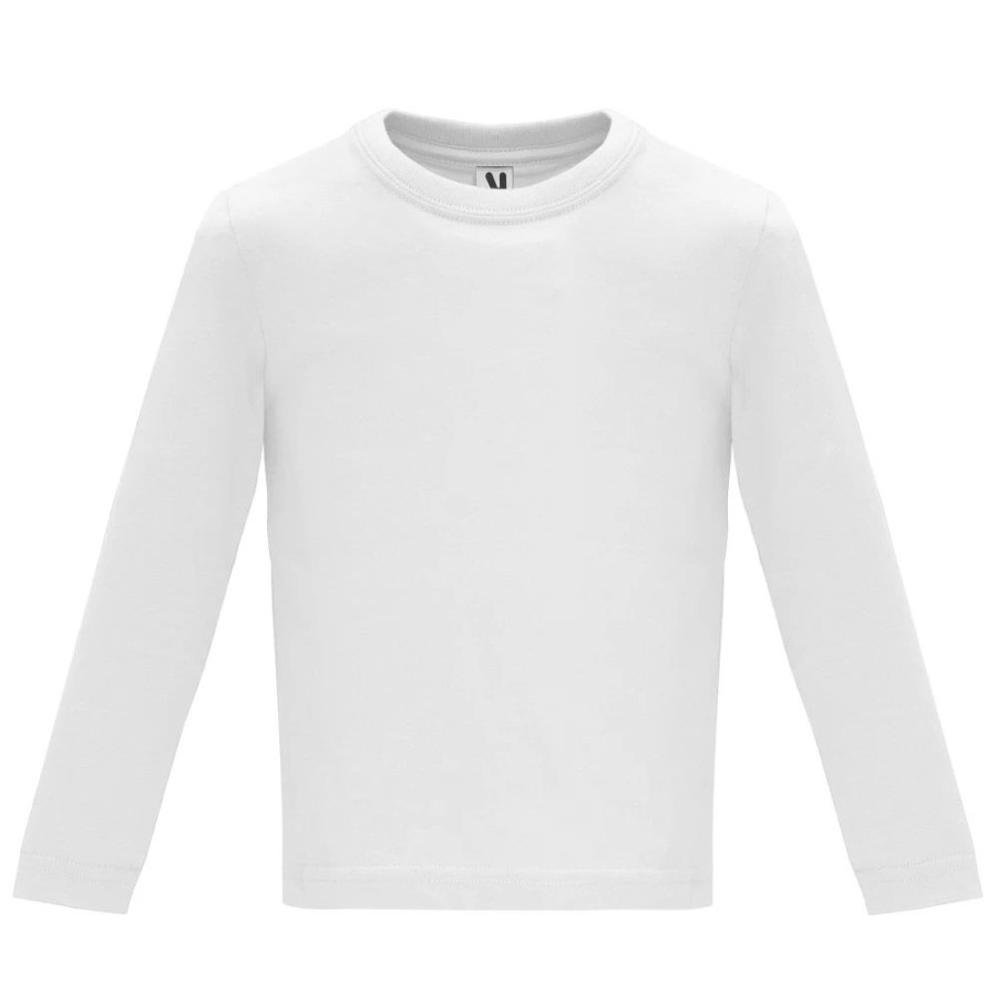 T-Shirts Roly | Roly Ca7203 - Baby L/S T-Shirt Met Lange Mouwen