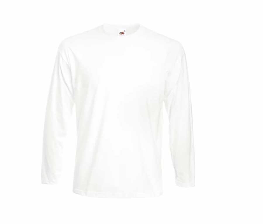 T-Shirts Fruit of the Loom | Fruit Of The Loom Sc215 - Super Premium Shirt Met Lange Mouwen