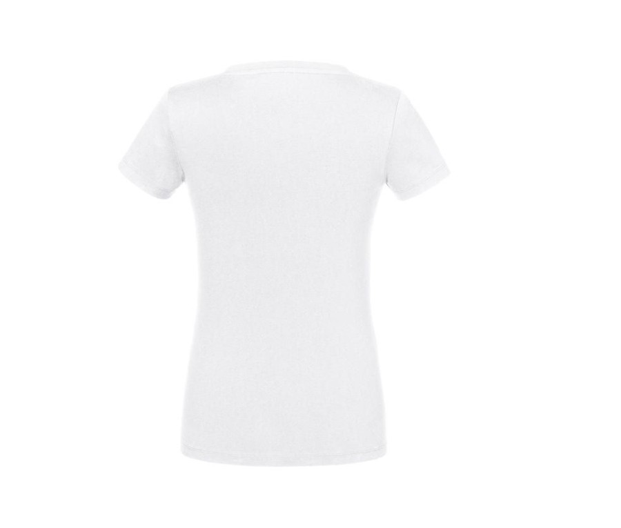 T-Shirts Russell | Russell Ru103F - Women'S Organic V-Neck T-Shirt