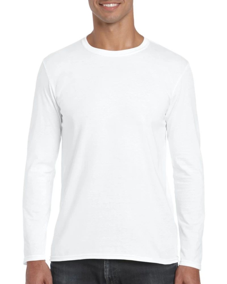 T-Shirts Gildan | Gildan Gi64400 - Softstyle Adult T-Shirt Met Lange Mouw