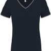 T-Shirts Kariban | Kariban K394 - Dames-T-Shirt Pique V-Hals