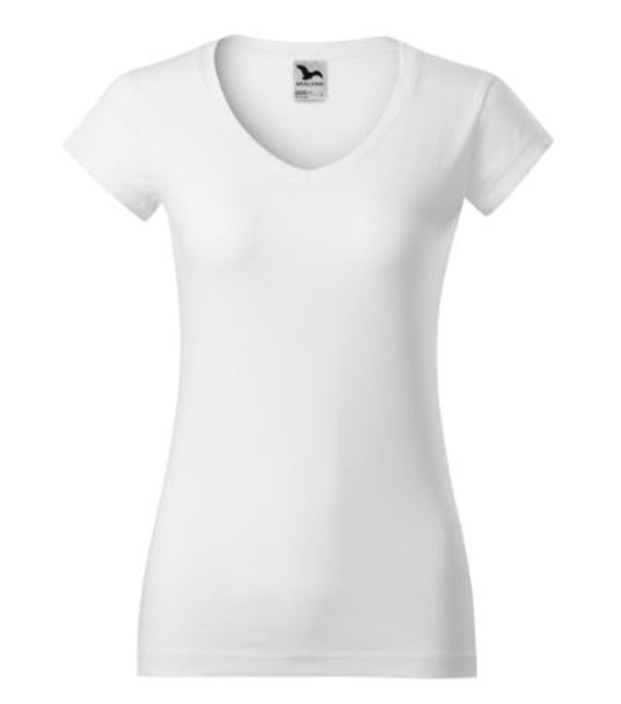 T-Shirts Malfini | Malfini 162 - V-Hals T-Shirt Fit Dames