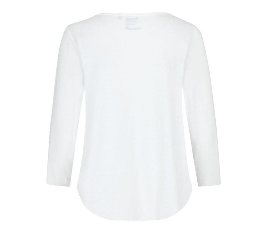 T-Shirts Neutral | Neutral O81006 - T-Shirt Met 3/4-Mouwen Voor Dames