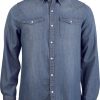 T-Shirts Kariban | Kariban K519 - Heren Denim Overhemd Lange Mouwen