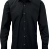 T-Shirts Russell Collection | Russell Collection Ru960M - Mens' Long Sleeve Ultimate Stretch Shirt