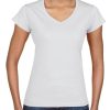 T-Shirts Gildan | Gildan Gn647 - Softstyle Ladies V-Neck T-Shirt