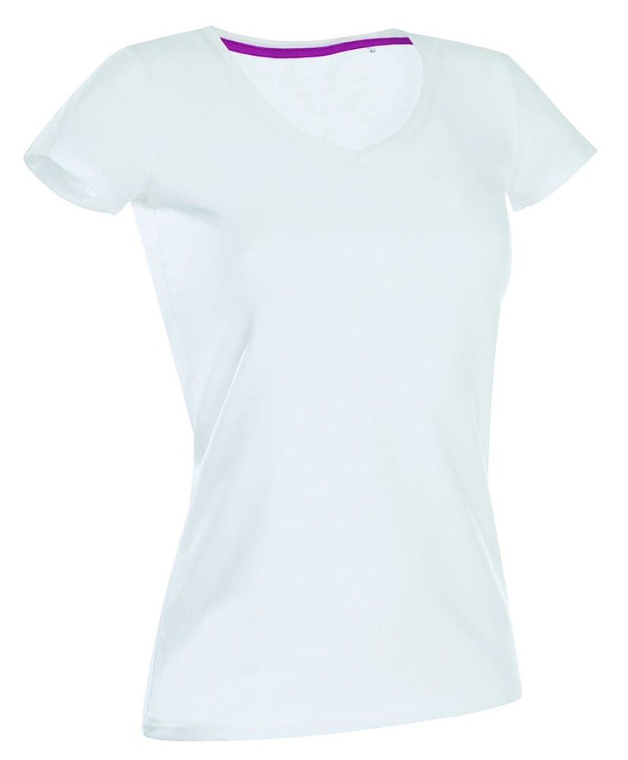 T-Shirts Stedman | Stedman Ste9710 - V-Hals T-Shirt Voor Vrouwen Claire