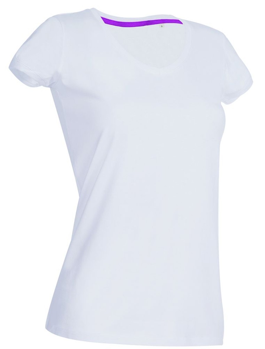 T-Shirts Stedman | Stedman Ste9130 - V-Hals T-Shirt Voor Vrouwen Megan