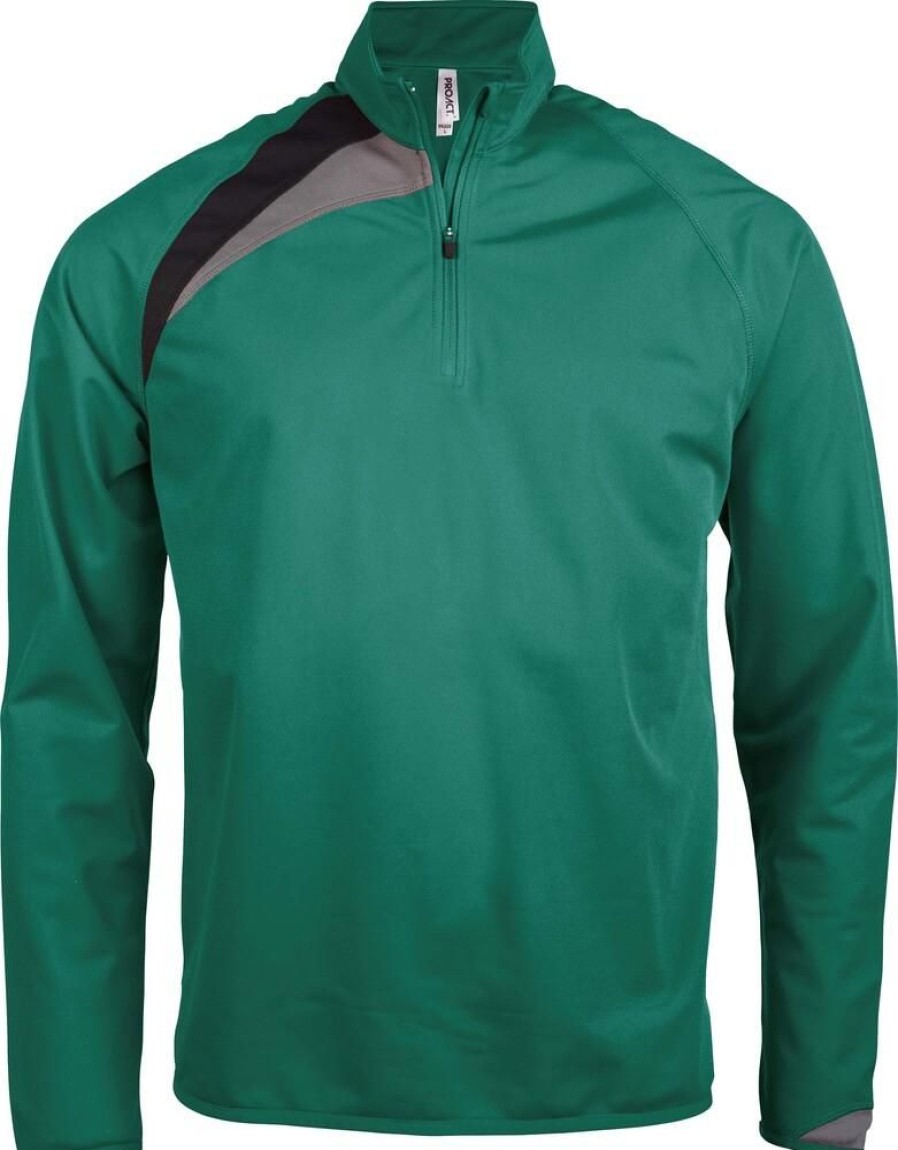 Sport Proact | Proact Pa328 - Trainingsweater Met 1/4 Ritskraag