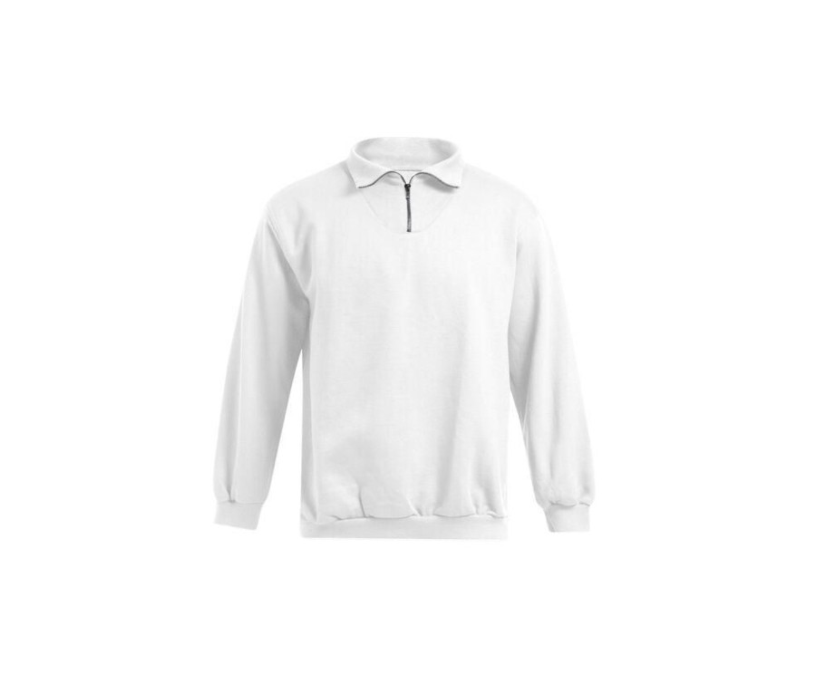 Truien Promodoro | Promodoro Pm5050 - Herensweater Met Kraag Met Ritssluiting