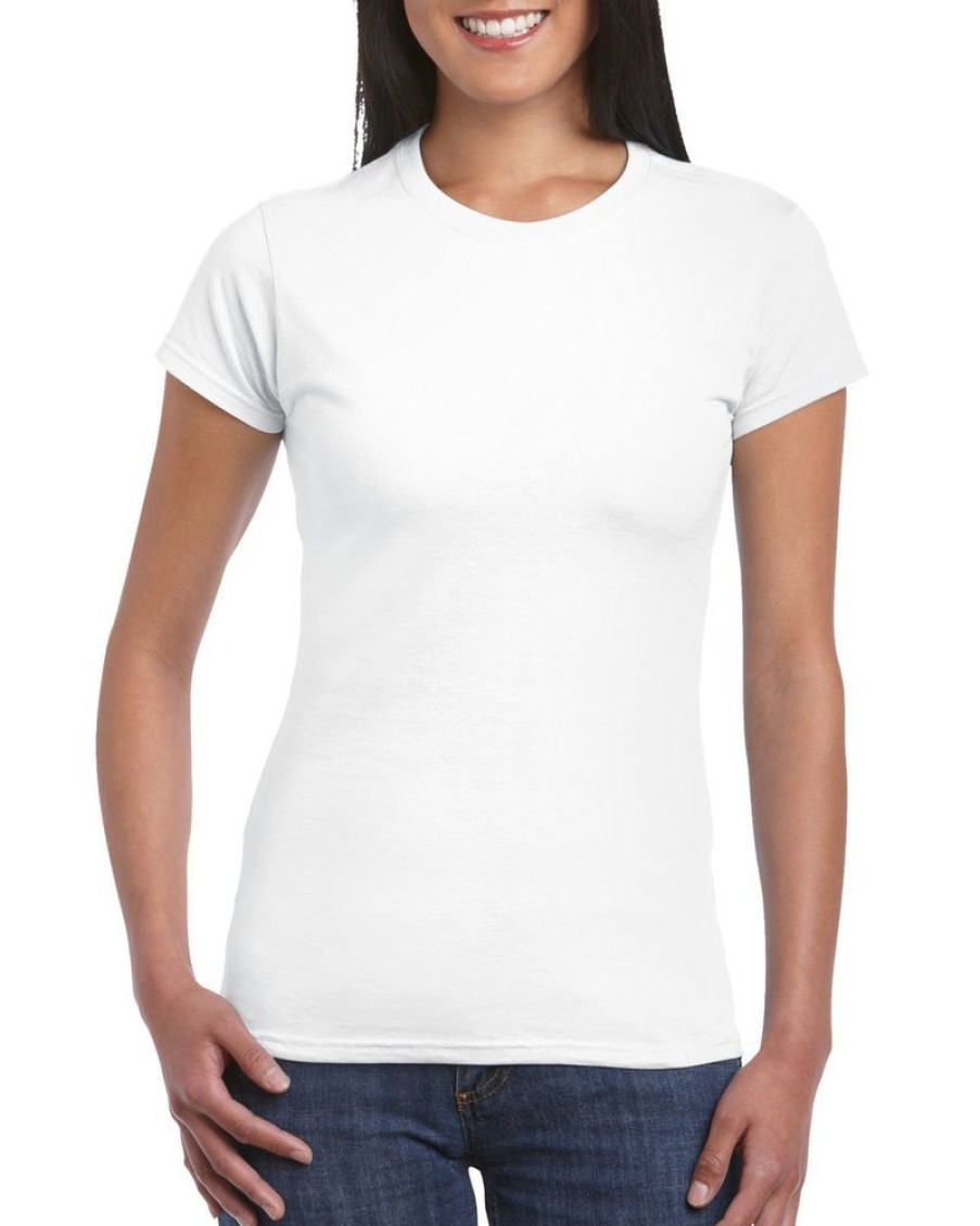 T-Shirts Gildan | Gildan Gd072 - Softstyle ™ Ringgesponnen Dames T-Shirt