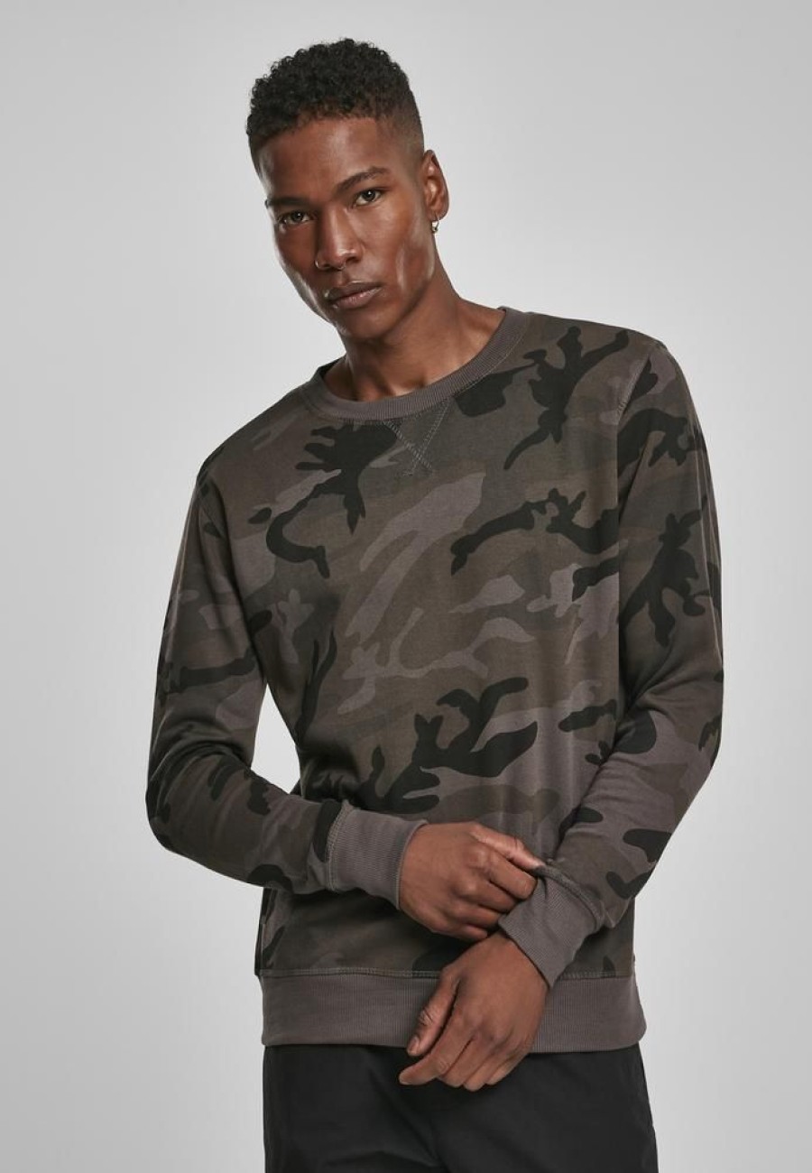 Truien Build Your Brand | Build Your Brand By110 - Camo Crewneck