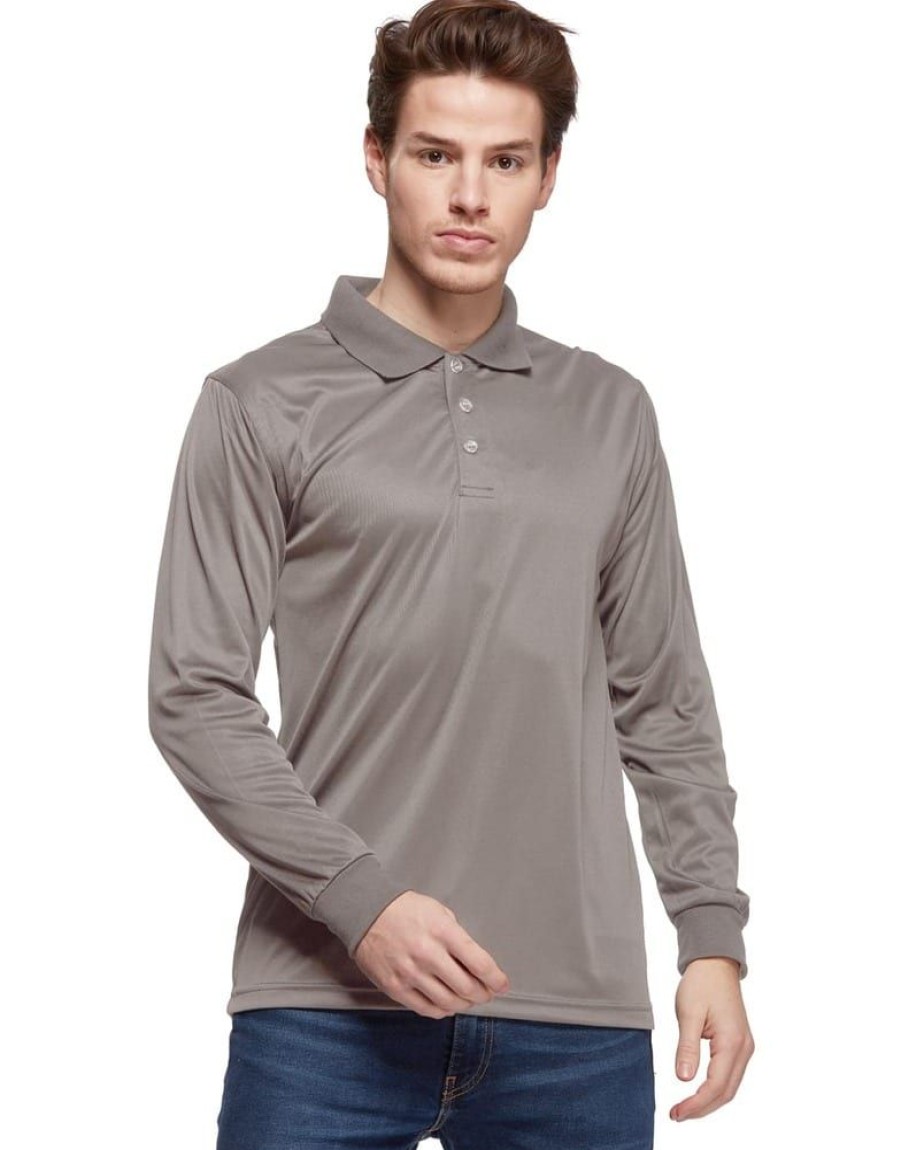 Sport Mustaghata | Mustaghata Playoff - Active Polo For Men Long Sleeves