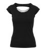 T-Shirts Build Your Brand | Build Your Brand By035 - Dames Shirt Met Open Rug