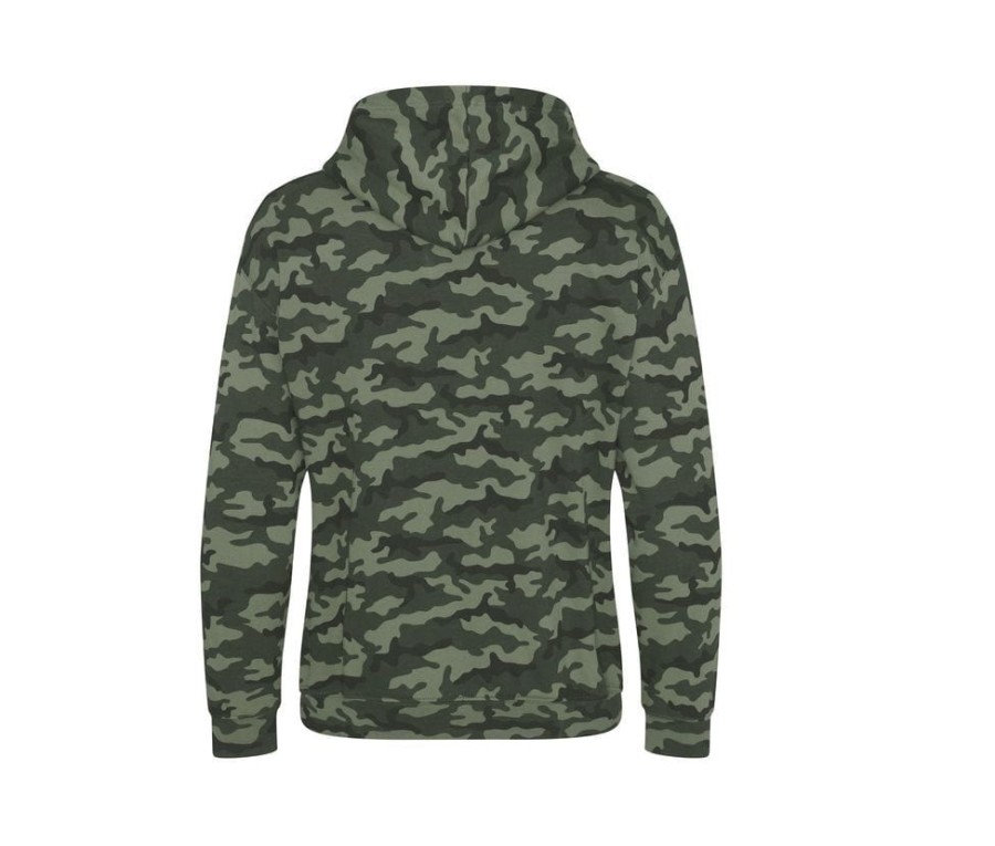 Truien AWDIS JUST HOODS | Awdis Just Hoods Jh014 - Camouflage Sweater Met Capuchon