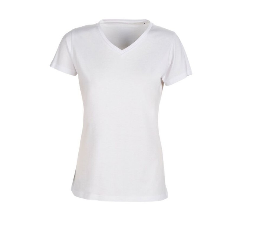 T-Shirts Zonder label | Zonder Label Se634 - Geen Label Met V-Hals T-Shirt Dames