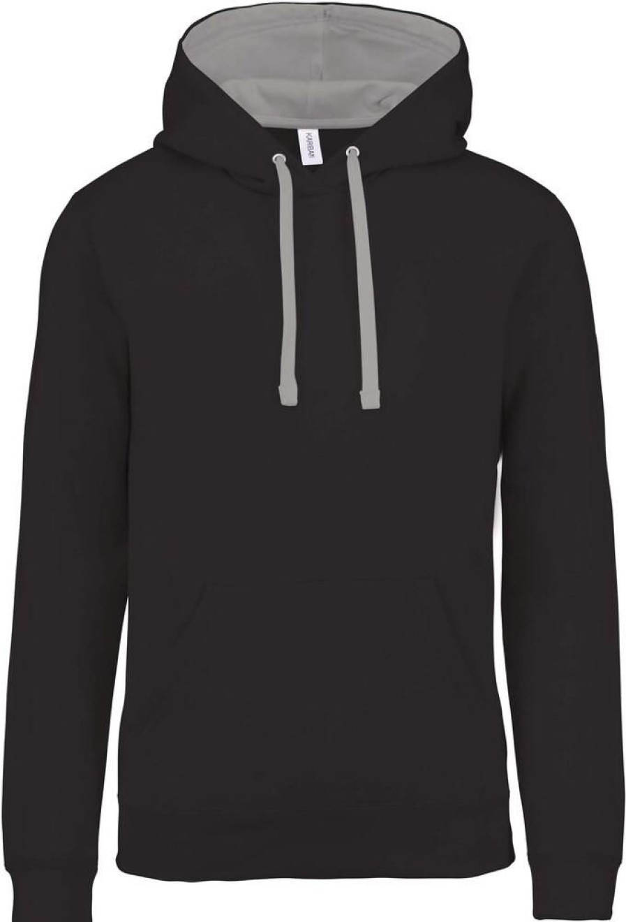 Truien Kariban | Kariban K446 - Hooded Sweater Met Gecontrasteerde Capuchon