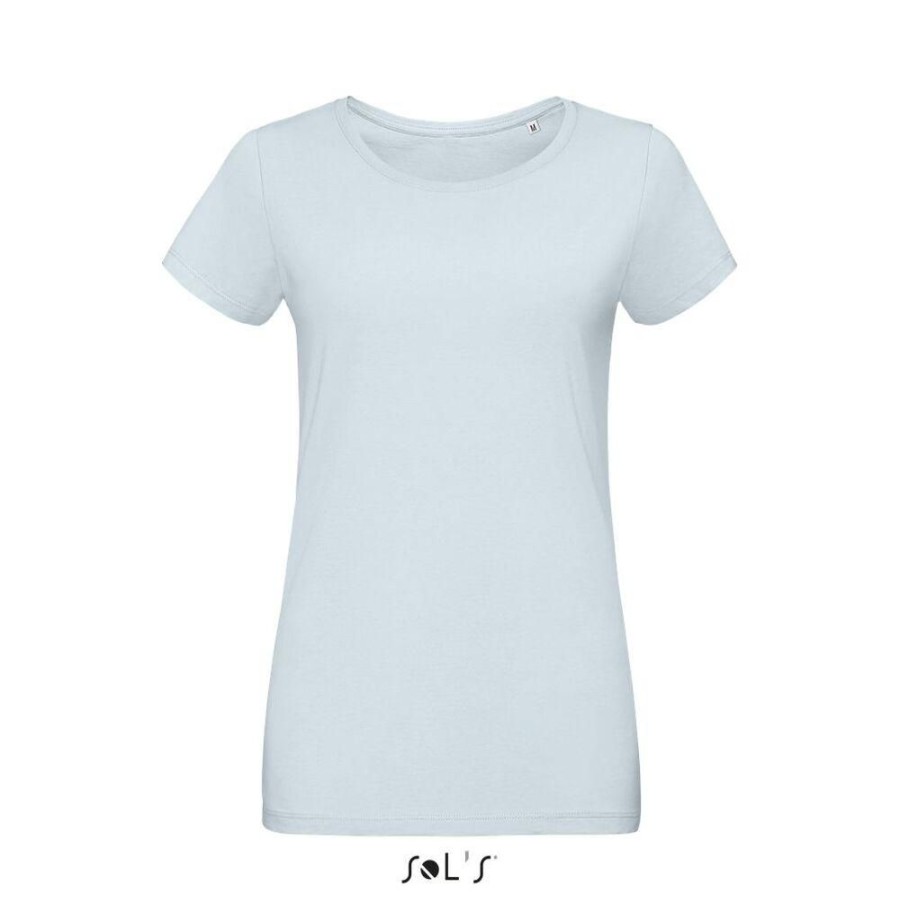 T-Shirts Sol's | Sol'S 02856 - Martin Women Dames Nauwsluitend Jersey T Shirt Met Ronde Hals