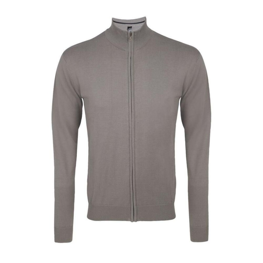 Truien Sol's | Sol'S 00548 - Gordon Men Heren Cardigan Met Rits