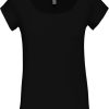 T-Shirts Kariban | Kariban K384 - Dames-T-Shirt Korte Mouwen Met Boothals