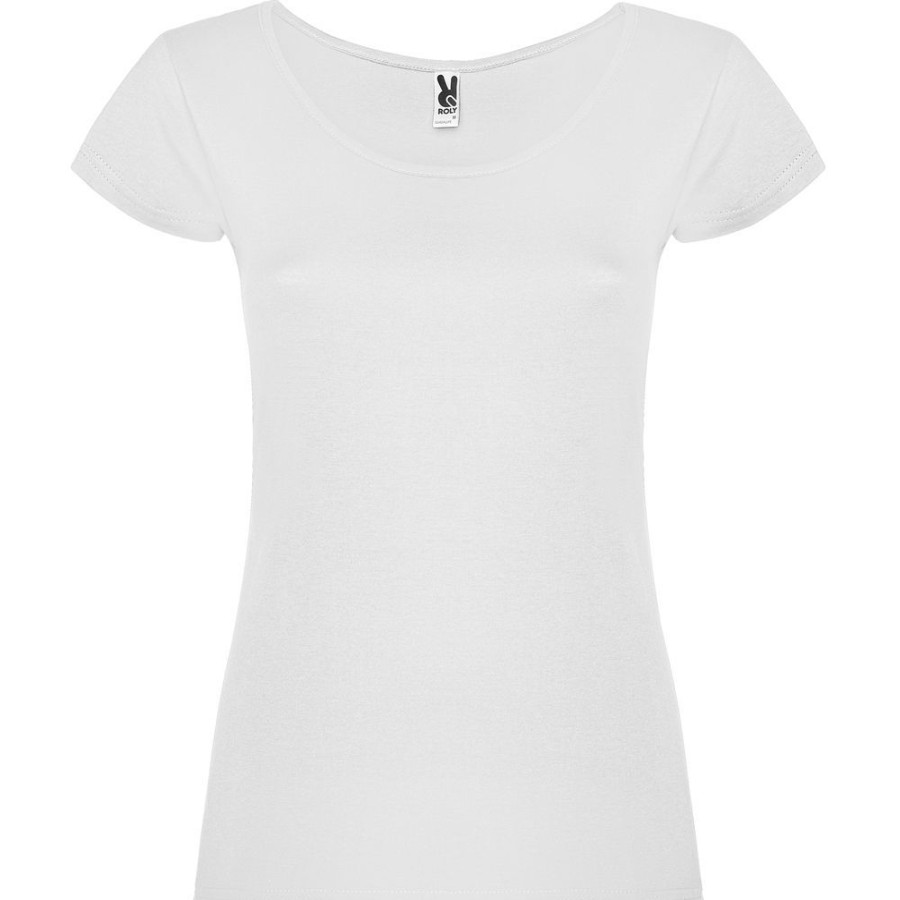 T-Shirts Roly | Roly Ca6647 - Guadalupe T-Shirt Met Korte Mouwen