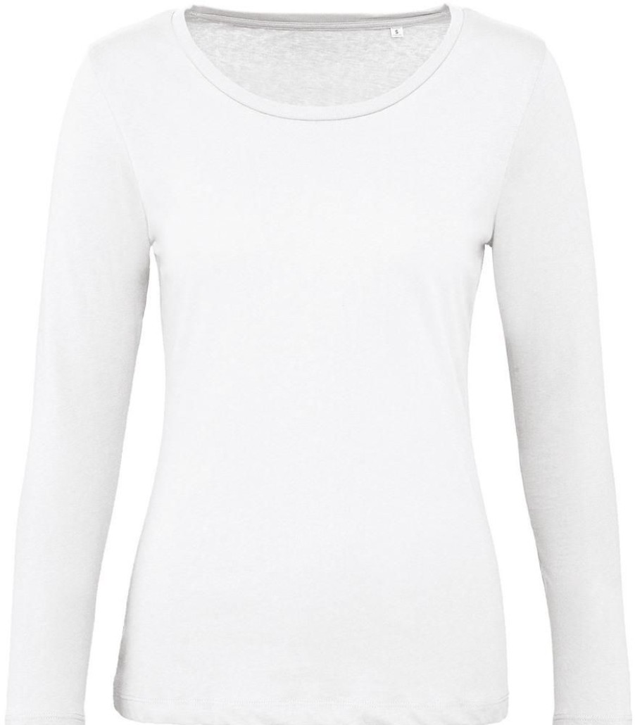 T-Shirts Bu0026C | Bu0026C Cgtw071 - Ladies' Organic Inspire Long-Sleeve T-Shirt