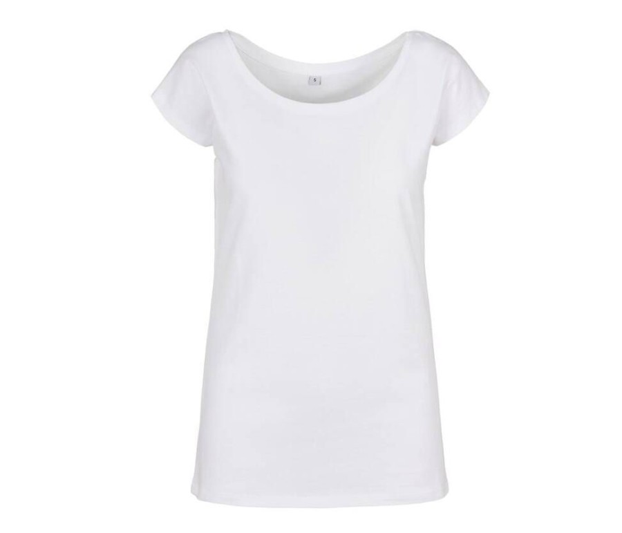 T-Shirts Build Your Brand | Build Your Brand Byb013 - Ladies Wide Neck Tee