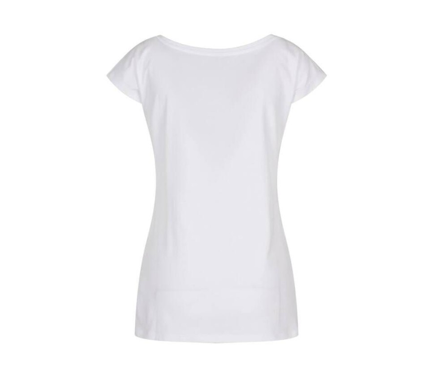 T-Shirts Build Your Brand | Build Your Brand Byb013 - Ladies Wide Neck Tee