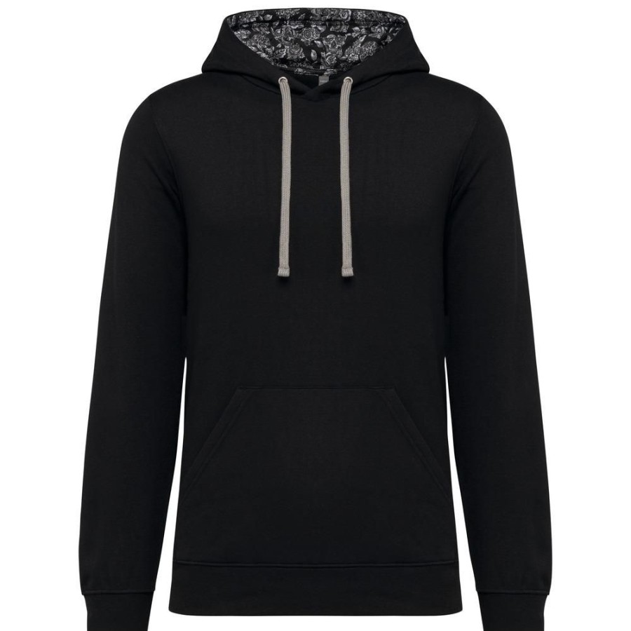 Truien Kariban | Kariban K4013 - Unisex Sweater Met Contrasterende Capuchon Met Motief