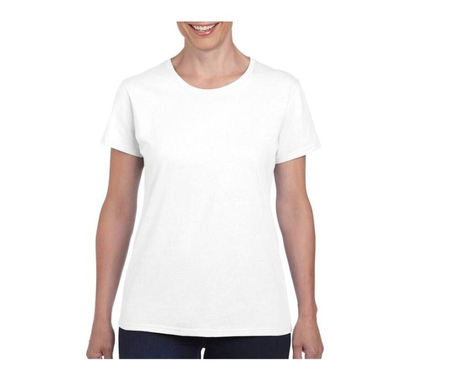 T-Shirts Gildan | Gildan Gn182 - Dames 180 T-Shirt Met Ronde Hals