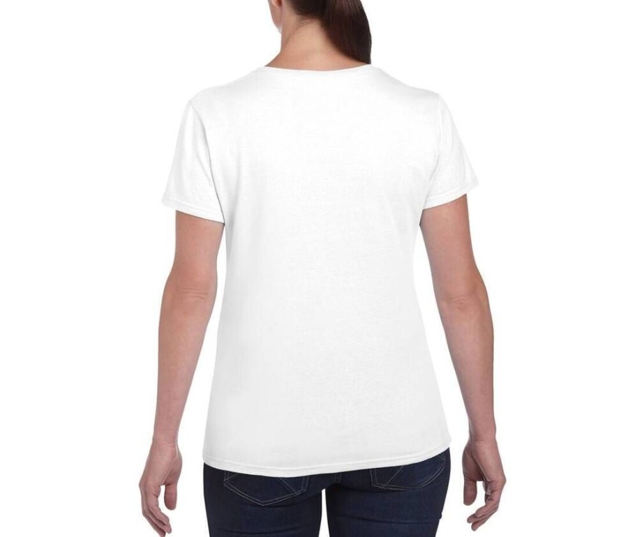 T-Shirts Gildan | Gildan Gn182 - Dames 180 T-Shirt Met Ronde Hals