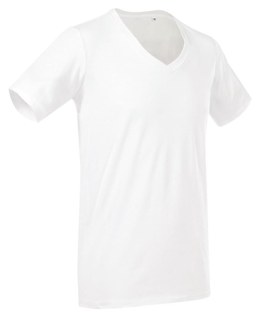 T-Shirts Stedman | Stedman Ste9690 - T-Shirt Met Laag Uitgesneden V-Hals Voor Mannen Dean