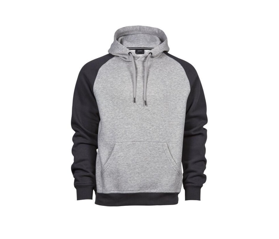 Truien Tee Jays | Tee Jays Tj5432 - Sweat Capuche Manches Contrastees