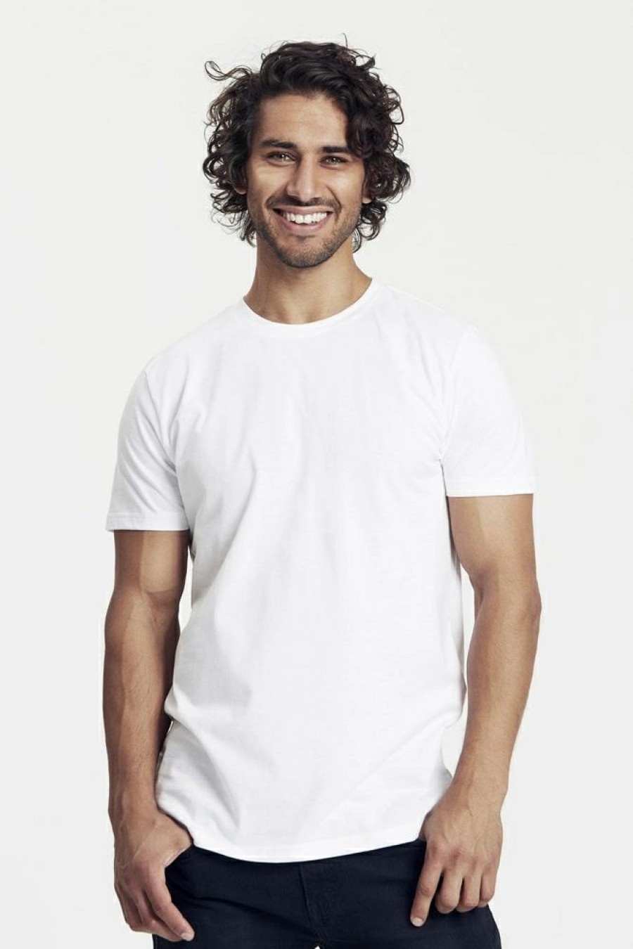 T-Shirts Neutral | Neutral O61001 - T-Shirt Getailleerd Heren