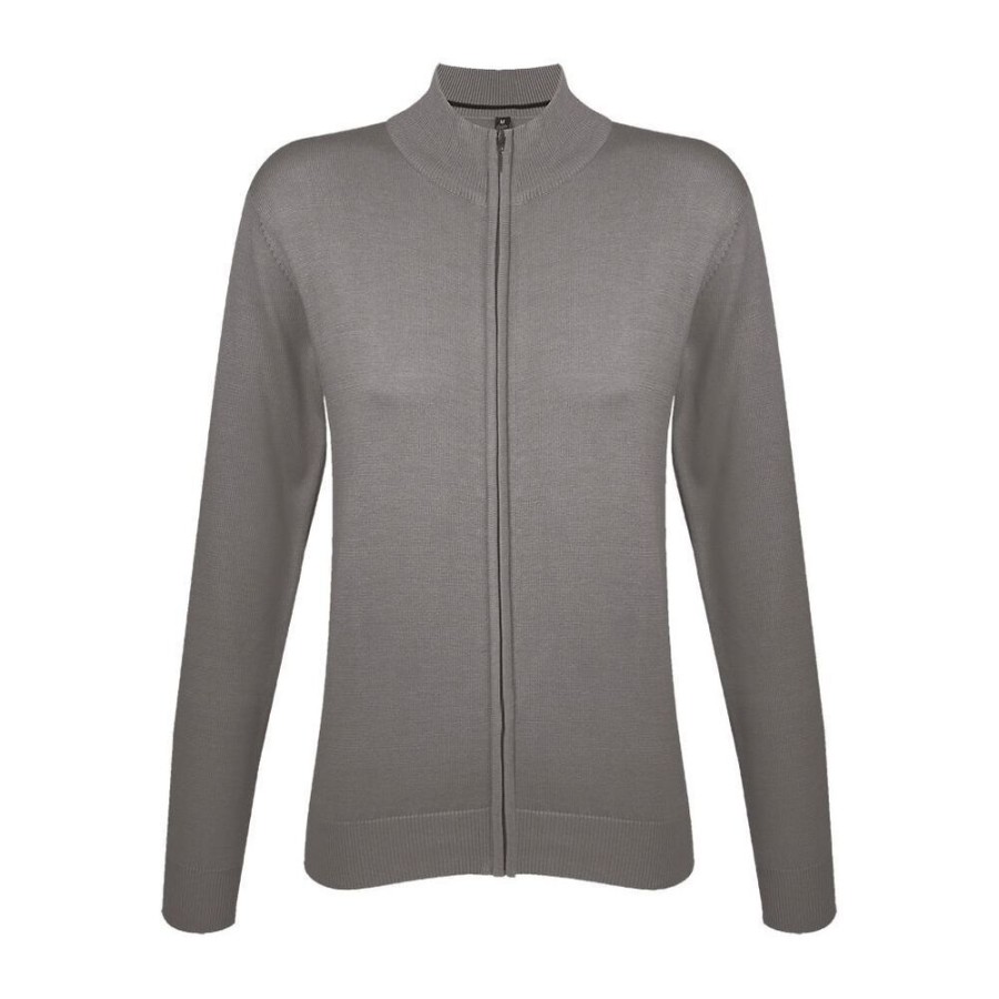 Truien Sol's | Sol'S 00550 - Gordon Women Gebreien Dames Cardigan Met Rits