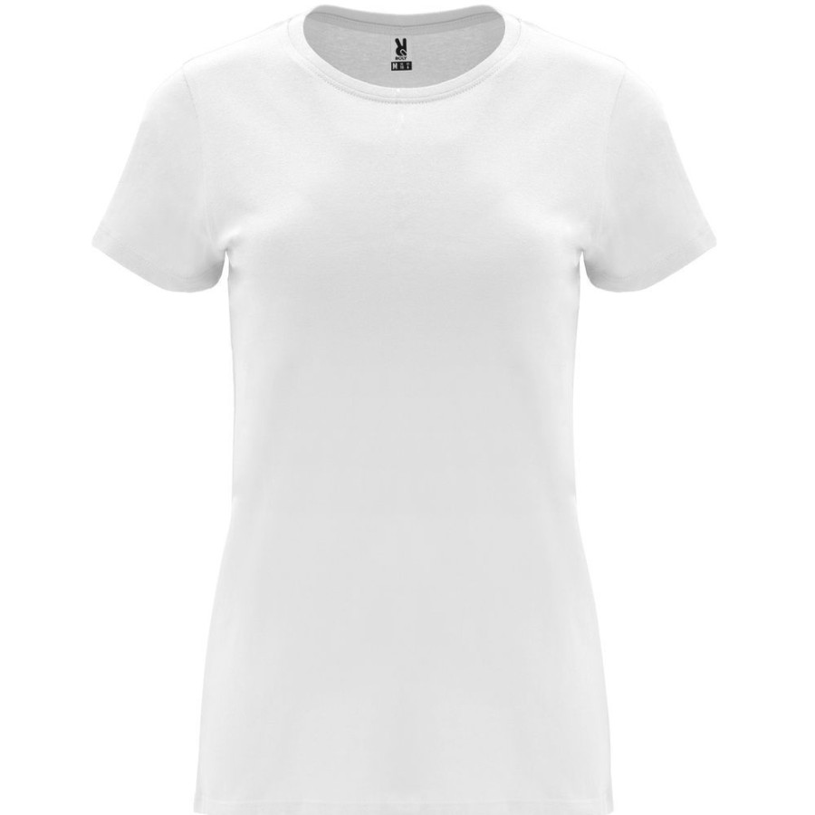 T-Shirts Roly | Roly Ca6683 - Capri Getailleerde Dames T-Shirt