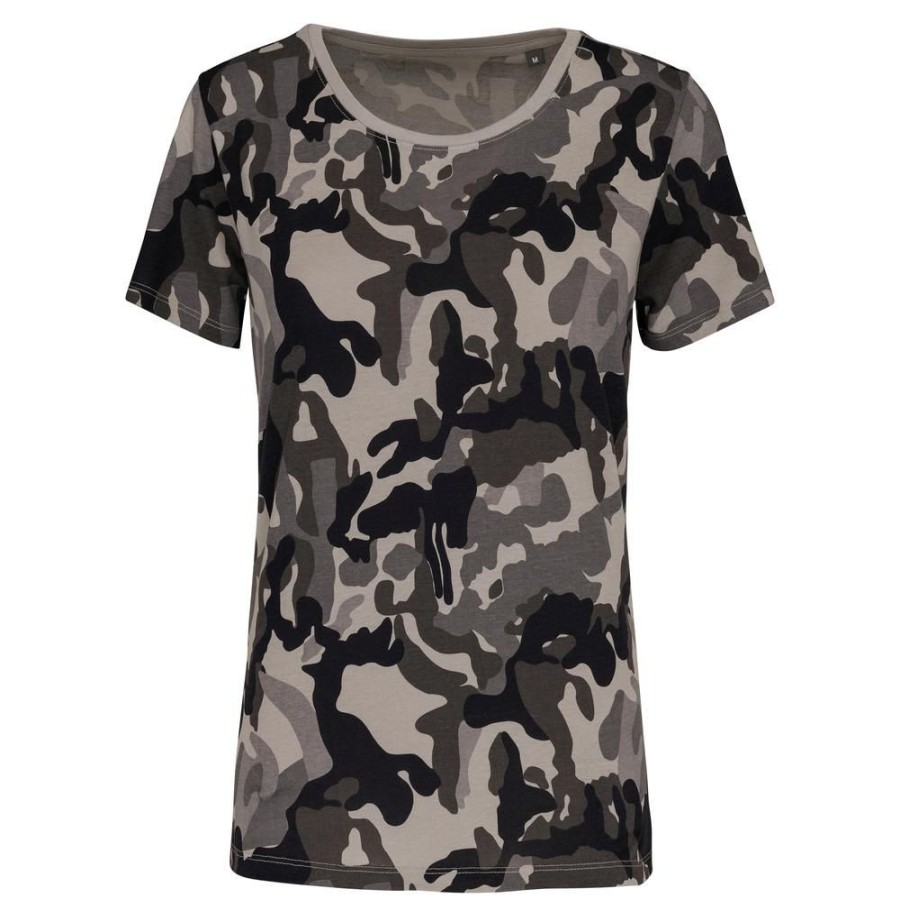 T-Shirts Kariban | Kariban K3031 - Dames-T-Shirt Camo Korte Mouwen