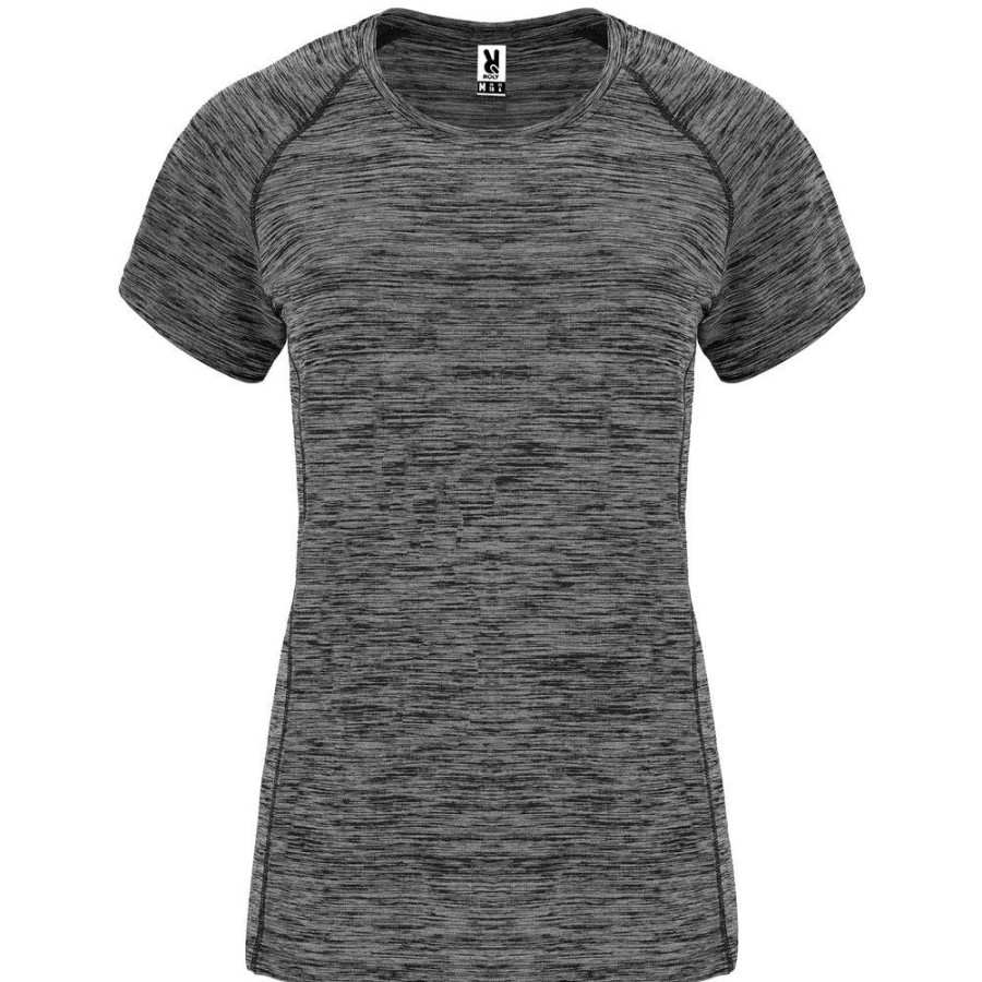 Sport Roly | Roly Ca6649 - Austin Woman Dames T-Shirt Met Korte Raglanmouwen In Technisch Polyester Weefsel